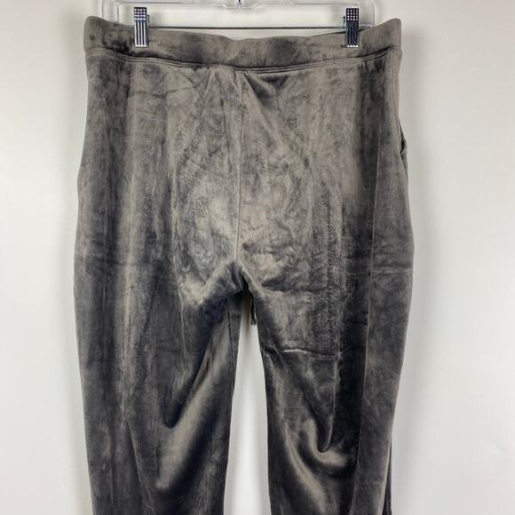 House of Harlow 1960 Gray Velour Jogger Pants Casual Lounge Womens Size L - Picture 9 of 10